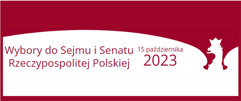 Baner wyborów parlamentarnych 2023